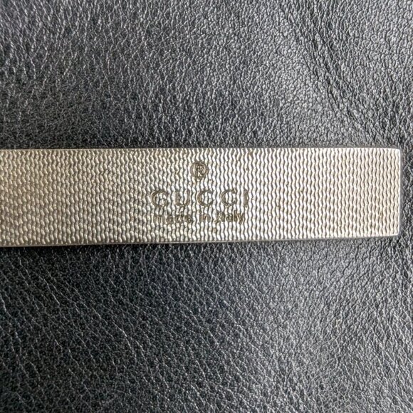 Authentic Vintage GUCCI Hobo Leather Chain Shoulder Bag Made in Italy - Picture 6 of 15